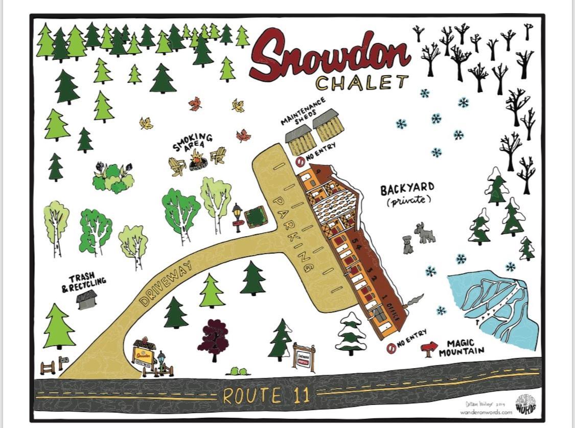 Snowdon Chalet Motel Londonderry Eksteriør bilde